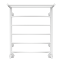 Полотенцесушитель Terminus Классик с полкой П6 500х600 Белый