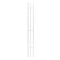Полотенцесушитель Terminus Стойка TRIO квадрат 120х1200 Белый