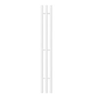 Полотенцесушитель Terminus Стойка TRIO круг 120х1800 Белый