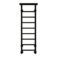 Полотенцесушитель Terminus «Контур с/п» П9 300х1000 Черный