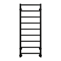 Полотенцесушитель Terminus «Контур» П9 400х1000 Черный