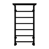 Полотенцесушитель Terminus «Контур с/п» П7 400х800 Черный