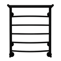 Полотенцесушитель Terminus Классик с полкой П6 500х600 Черный