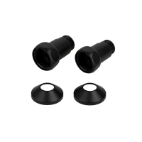 Комплекты прямого соединения для ПС с боковым подключением (г/ш) 1" х 3/4" Черный