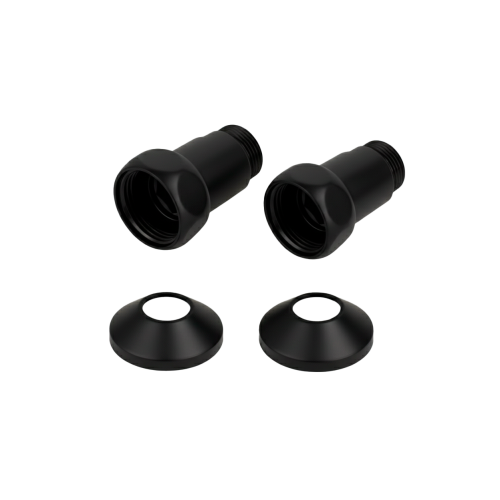 Комплекты прямого соединения для ПС с боковым подключением (г/ш) 1" х 1" Черный