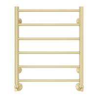 Аврора П6 500х600 Полотенцесушитель TERMINUS матовое золото покраска