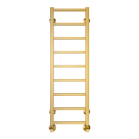 Полотенцесушитель Terminus «Контур» П9 300х1000 Матовое Золото PVD