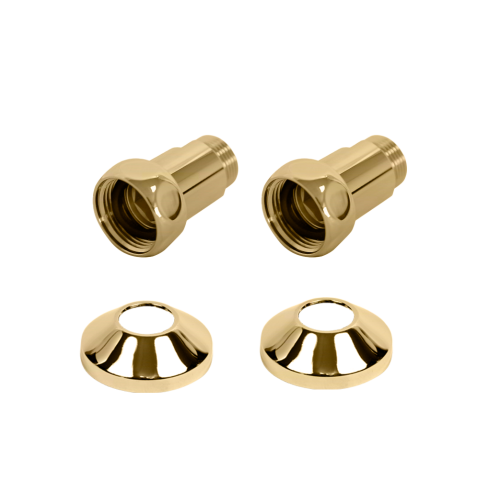 Комплекты прямого соединения для ПС с боковым подключением (г/ш) 1" х 3/4" Матовое Золото PVD
