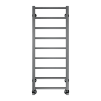 Полотенцесушитель Terminus «Контур» П9 400х1000 Оружейная Сталь Матовая PVD