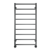 Полотенцесушитель Terminus «Контур» П9 500х1000 Оружейная Сталь Матовая PVD