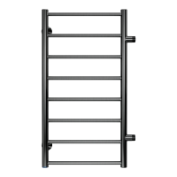 Полотенцесушитель Terminus «Аврора» П8 400х800 бп 500 Оружейная Сталь Матовая PVD