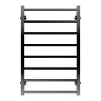 Полотенцесушитель Terminus «Ватикан» П8 500х800 Оружейная Сталь Матовая PVD