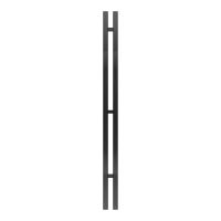 Полотенцесушитель Terminus Стойка DUO квадрат 70х1600 Оружейная Сталь Матовая PVD