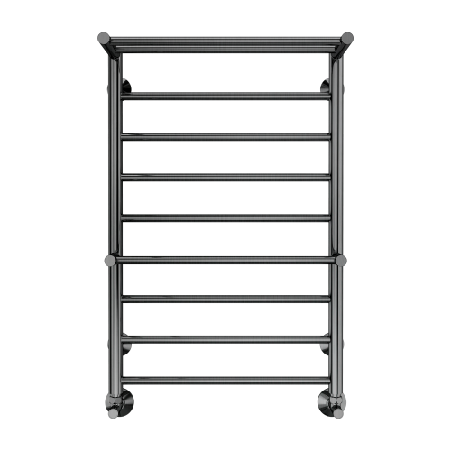 Полотенцесушитель Terminus «Анкона с полкой» (с наружной резьбой 1 дюйм) П8 500x850 Оружейная Сталь Покраска