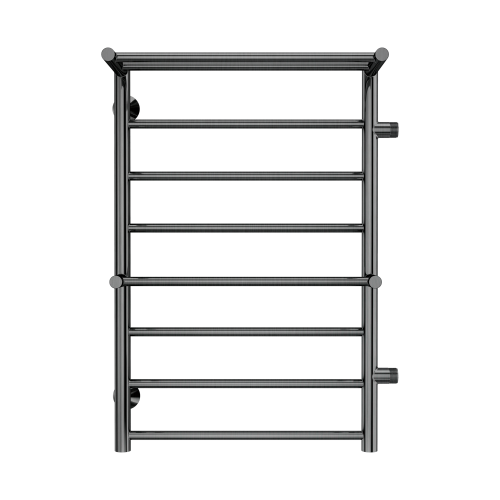 Полотенцесушитель Terminus «Аврора с 2-мя полками» П8 500х800 бп500 Оружейная Сталь Покраска