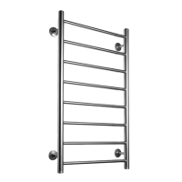 Полотенцесушитель Terminus «Аврора» (с наружной резьбой 1 дюйм) П8 500x850 Сатин