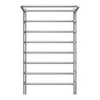 Полотенцесушитель Terminus Полка П8 500х850 электро Сатин