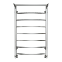 Полотенцесушитель Terminus Классик с полкой П8 500х800 Сатин