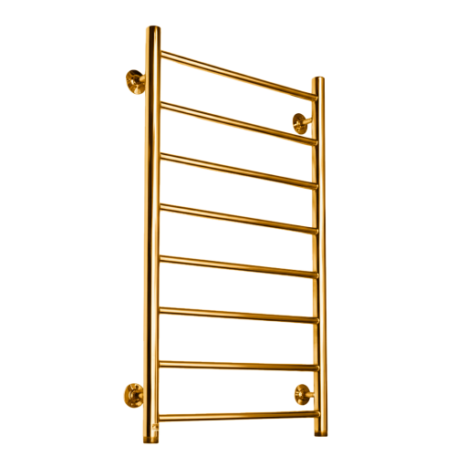 Полотенцесушитель Terminus «Аврора» (с наружной резьбой 1 дюйм) П8 500x850 Золото Глянец Покраска