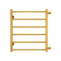 Полотенцесушитель Terminus «Аврора» П6 500х600 бп500 Золото Глянец PVD