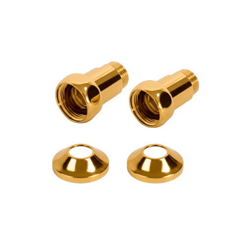 Комплекты прямого соединения для ПС с боковым подключением (г/ш) 1" х 1" Золото Глянец Покраска