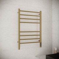 Аврора П8 500х800 электро КС ЗОЛОТО ( new встроен диммер) Полотенцесушитель TERMINUS