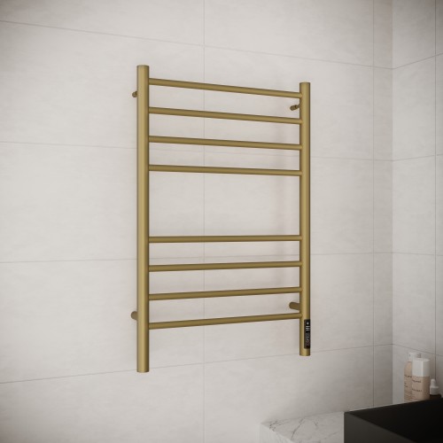 Аврора П8 500х800 электро КС ЗОЛОТО ( new встроен диммер) Полотенцесушитель TERMINUS