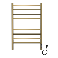 Аврора П8 500х800 электро КС ЗОЛОТО ( new встроен диммер) Полотенцесушитель TERMINUS