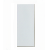 Шторка для ванны стационарная прозрачное стекло/профиль сатин 1400х600