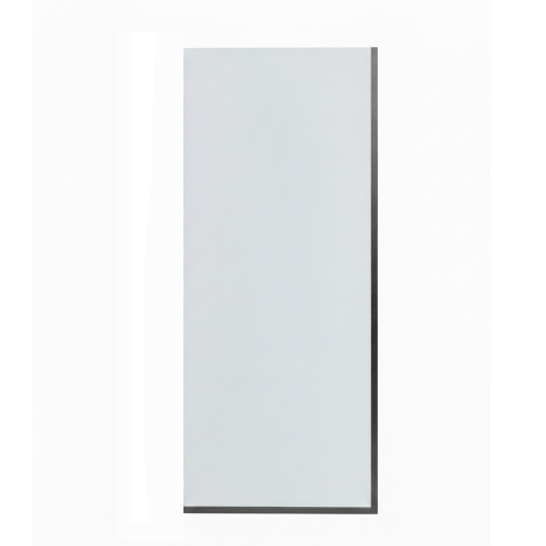 Шторка для ванны стационарная прозрачное стекло/профиль оружейная сталь 1400х600