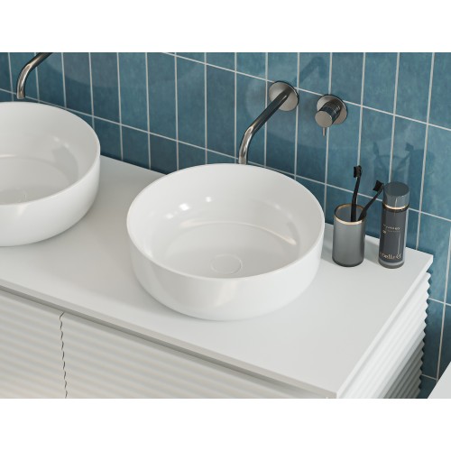 Раковина накладная Самора 410 круг