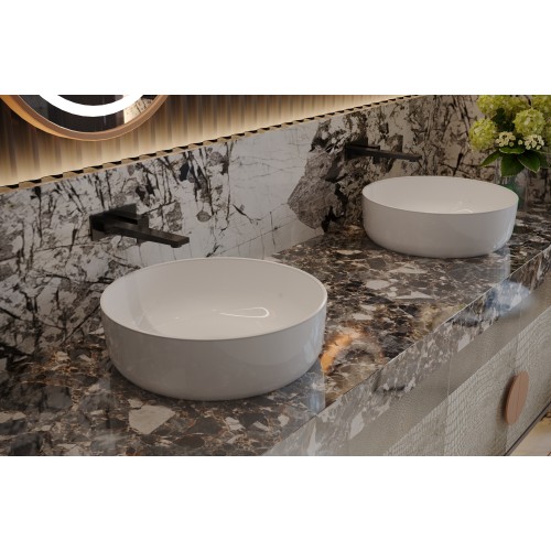 Раковина накладная Самора 410 круг