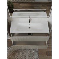 Тумба с раковиной для ванной MEBELVANN ВЕГА 120см подвесная капучино