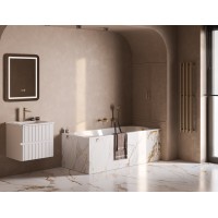 Оренсе 150x75, Белый глянцевый