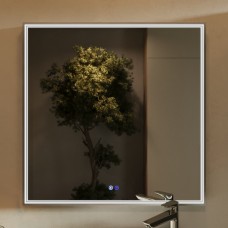 Купить Зеркала  Z_B_FR_800x800_SL Многофункциональное зеркало Fresco 800х800 (серебро) в Минске и по всей Беларуси