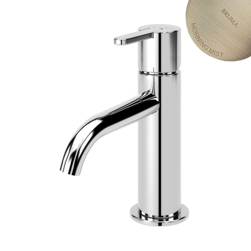 Смеситель для раковины Bruma Leaf сатин