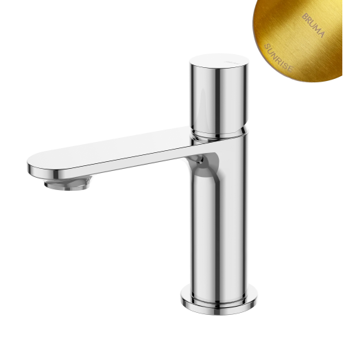 Смеситель для раковины Bruma Adagio золото матовое PVD