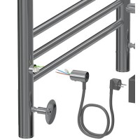 Полотенцесушитель Terminus «Аврора» П8 500х800 электро КС белый матовый (new встроен диммер)