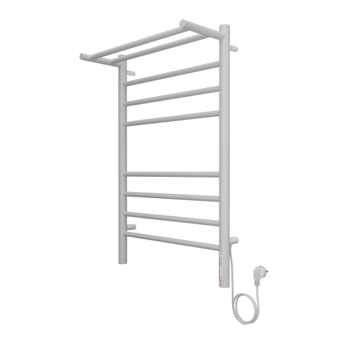 Полотенцесушитель Terminus Аврора с полкой П8 500х800 электро КС 9003 матовый