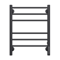 Полотенцесушитель Terminus «Аврора» П6 450х600 электро КС черный матовый (new встроен диммер)