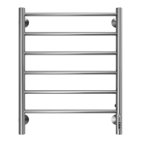 Полотенцесушитель Terminus Аврора П6 500х650 электро Хром