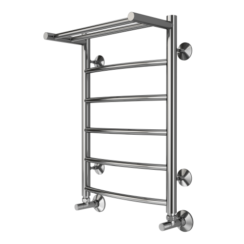 Полотенцесушитель Terminus Классик с полкой П6 400х600 Хром