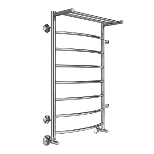 Полотенцесушитель Terminus Классик с полкой П8 500х800 бп 500 Хром