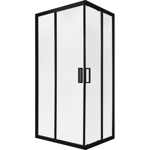 Душевой уголок слайдер Terminus Соренто 05 900х900х2000 квадрат чёрный