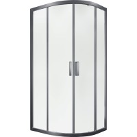 Душевой уголок слайдер Terminus Соренто 06 1000х1000х2000 четверть круга хром