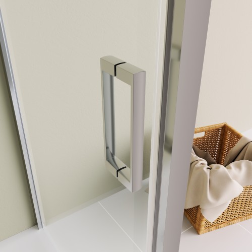 Душевой уголок с одной раздвижной дверью BEN_903_SL_C_1950x1200x900 хромированый профиль/прозрачное стекло