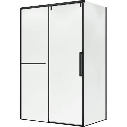 Душевой уголок слайдер Terminus Альба 02 900х1200х2200 прямоугольник чёрный