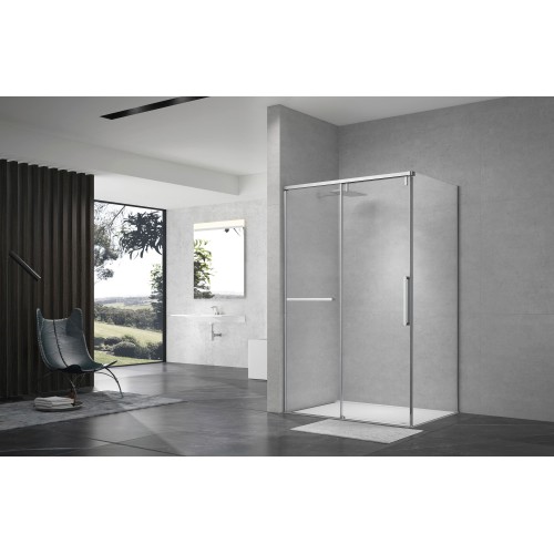 Душевой уголок слайдер Terminus Альба 02 900х1200х2200 прямоугольник хром