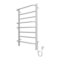 Полотенцесушитель Terminus Евромикс П8 500х800 электро  КС 9003 матовый