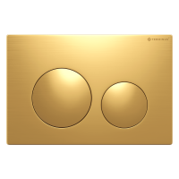 Клавиша смыва для инсталляции Terminus Classic кнопка круг цвет Матовое Золото PVD